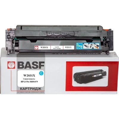 Картридж BASF HP LJ Pro M454/479 6000 ст. Cyan W2031X (BASF-KT-W2031X) Картридж BASF HP LJ Pro M454/479 6000 ст. Cyan W2031X (BASF-KT-W2031X)