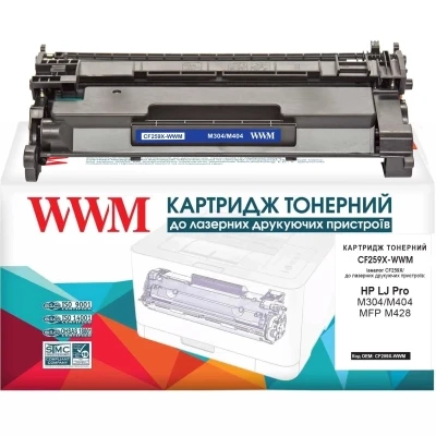 Картридж WWM HP LJ Pro M304/M404/MFP M428 CF259X Black 10K (CF259X-WWM) Картридж WWM HP LJ Pro M304/M404/MFP M428 CF259X Black 10K (CF259X-WWM)
