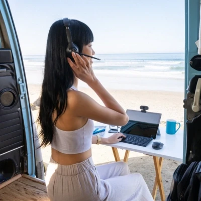 Клавіатура Jlab GO Bluetooth/Wireless Black (IEUKGOKEYBRBLK4) - Фото