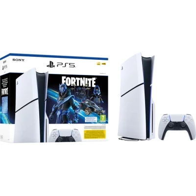Игровая консоль Sony Playstation 5 Blu-Ray SLIM Edition 1TB (Fortnite Cobalt Star Bundle) (1000045165) - Фото