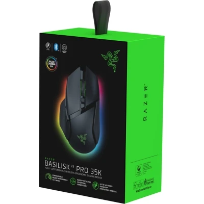Мышка Razer Basilisk V3 Pro 35K Wireless/Bluetooth Black (RZ01-05240100-R3G1) Мышка Razer Basilisk V3 Pro 35K Wireless/Bluetooth Black (RZ01-05240100-R3G1)