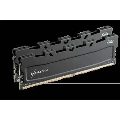 Модуль пам'яті для комп'ютера DDR5 32GB (2x16GB) 6000 MHz Black Kudos eXceleram (EK50320603036CD) - Фото