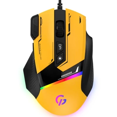 Мышка GamePro GM300Y USB Yellow/Black (GM300Y) - Фото