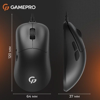Мышка GamePro GM690B USB Black (GM690B) - Фото