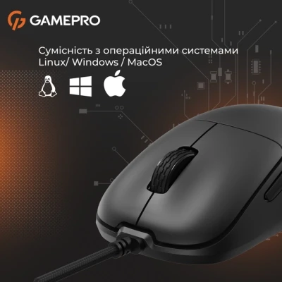 Мышка GamePro GM690B USB Black (GM690B) - Фото