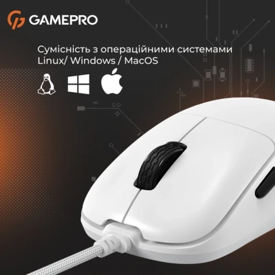 Мышка GamePro GM690W USB White (GM690W) - Фото