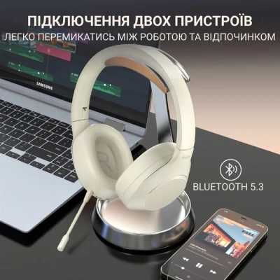 Наушники Fifine X3W Wireless White (X3W) Наушники Fifine X3W Wireless White (X3W)