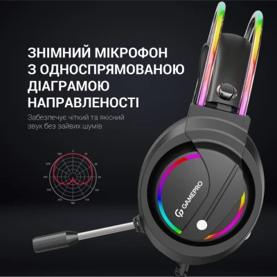 Навушники GamePro HS733 Black (HS733) - Фото