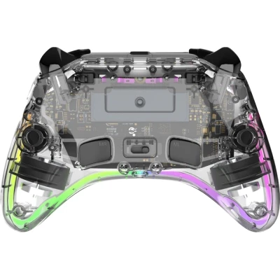 Геймпад GamePro GPX13T 2.4G/BT 5.1/USB/PC/iOS/Android RGB Transparent (GPX13T) - Фото