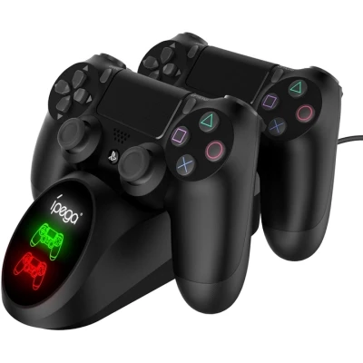 Зарядное устройство iPega PG-9180 Для геймпадів PS4 Black (PG-9180) - Фото