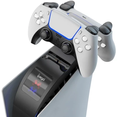 Зарядное устройство iPega PG-P5016 Для геймпадів DualSense PS5 Sony PlayStation 5 Black (PG-P5016) Зарядное устройство iPega PG-P5016 Для геймпадів DualSense PS5 Sony PlayStation 5 Black (PG-P5016)
