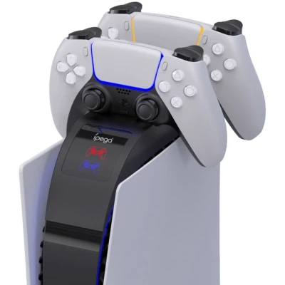 Зарядное устройство iPega PG-P5016 Для геймпадів DualSense PS5 Sony PlayStation 5 Black (PG-P5016) Зарядное устройство iPega PG-P5016 Для геймпадів DualSense PS5 Sony PlayStation 5 Black (PG-P5016)