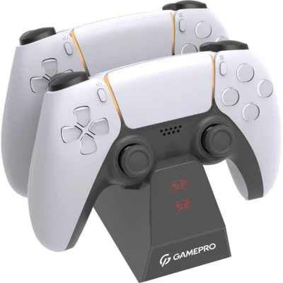 Зарядное устройство GamePro CHS420B Для геймпадів DualSense PS5 Black (CHS420B) - Фото