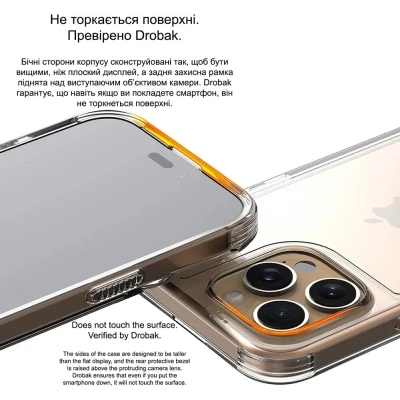 Чехол для мобильного телефона Drobak Acrylic Case with Airbag для Apple iPhone 14 (949401) Чехол для мобильного телефона Drobak Acrylic Case with Airbag для Apple iPhone 14 (949401)