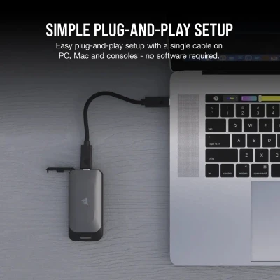 Накопитель SSD USB 3.2 2TB Corsair (CSSD-EX100U2TB) Накопитель SSD USB 3.2 2TB Corsair (CSSD-EX100U2TB)