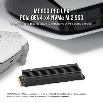 Накопитель SSD M.2 2280 4TB MP600PRO LPX Corsair (CSSD-F4000GBMP600PLP) Накопитель SSD M.2 2280 4TB MP600PRO LPX Corsair (CSSD-F4000GBMP600PLP)