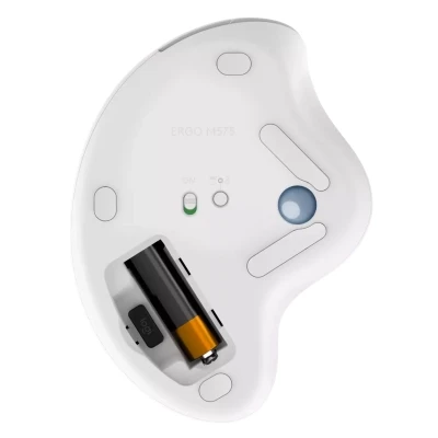 Мышка Logitech Ergo M575 for Business Wireless Trackball Off-White (910-006438) - Фото