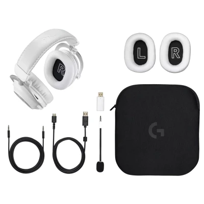 Наушники Logitech G Pro X 2 Lightspeed Wireless White (981-001269) - Фото
