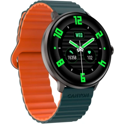 Смарт-годинник Canyon Jacky SW-69 Green Orange (CNS-SW69BG) - Фото