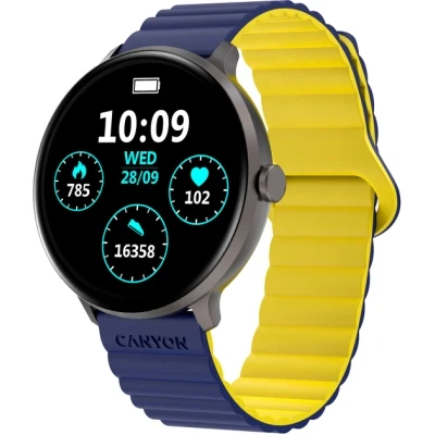 Смарт-годинник Canyon Jacky SW-69 Blue Yellow (CNS-SW69BL) - Фото